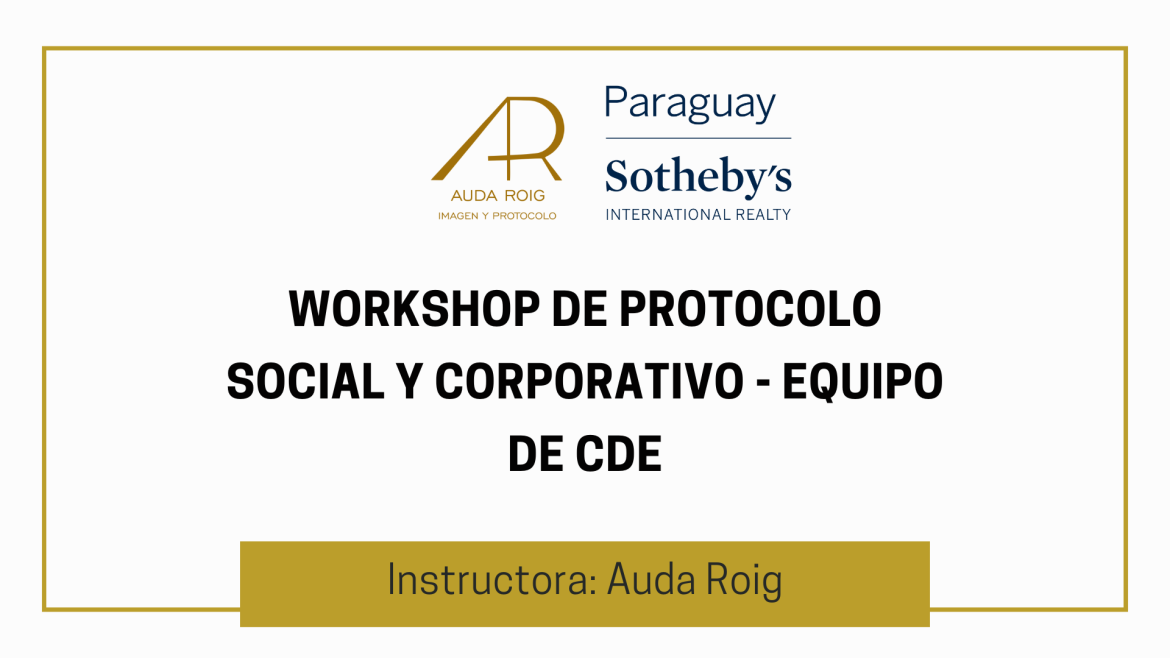 Protocolo Social y Corporativo